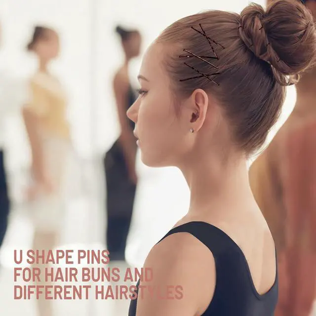 Alt view image 6 of 7 - Teenitor 100Pcs Bobby Pins Brown Bobby Pins for Women, Hair Pins, Hair Pins for Women 2inch
