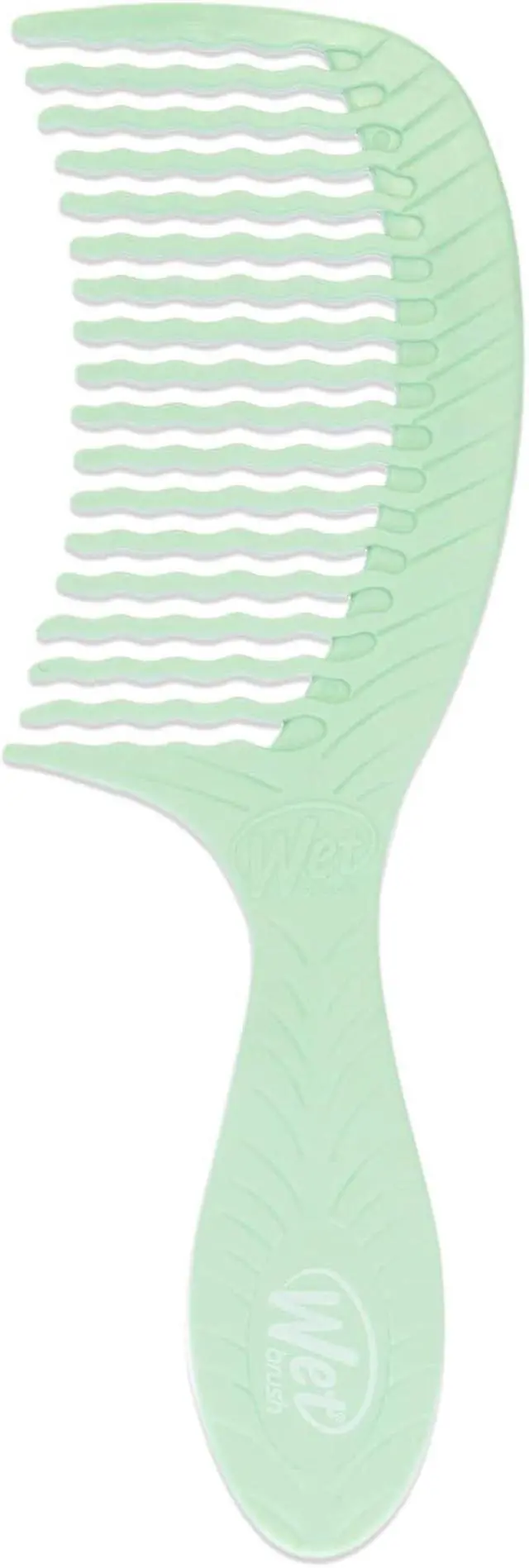 Alt view image 2 of 4 - Wet Brush Go Green Tea Tree Oil Infused Treatment Comb - Wide Tooth Hair Detangler with WaveTooth Design that Gently and Glides Through Tangles - No Split Ends and No Damage