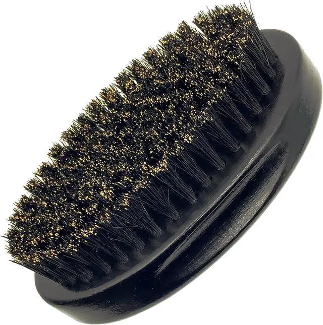 Main image of 4.3 IN Natural Boar Bristle Beard Brush for Men | Premium Wooden Handle with Boar Bristles, Pocket Travel, Mustache Grooming Tool, for Husband & Father