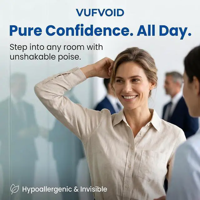 Alt view image 2 of 7 - VUFVOID Underarm Sweat Pads -50 Invisible Armpit Guards,All-Day Freshness | Hypallergenic & Ultra-Absorbent Liners for Men & Women - Discreet Protection for Office, Travel & Summer Apparel