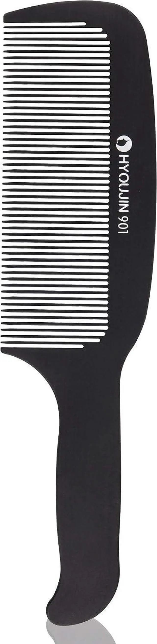 Main image of HYOUJIN 901 Carbon Flat Top Clipper Comb for Clipper-cuts and Flattops | 230 Heat Resistant Hair Cutting Combs for Men,Women,Anti-Static Professional Barber Clipper Comb for Fade Blending Flat Top