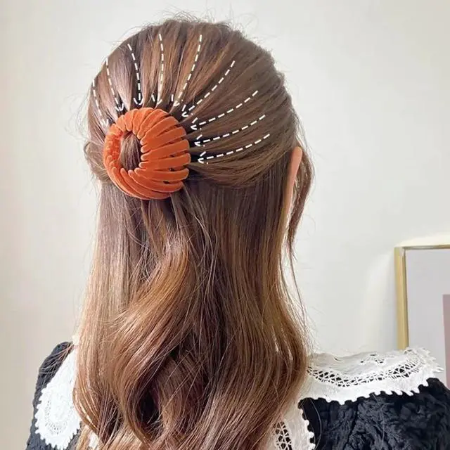Alt view image 6 of 6 - Bird Nest Magic Hair Clip,Hair Accessories for Women,Birds Nest Clips