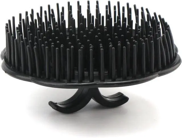 Alt view image 3 of 7 - Segbeauty Mens Shampoo Brush, 4pcs Scalp Massage Brushes, Massage Hair Brush Floriated Shower Comb for Deep Cleaning Hair Men's Hand Brush Plastic Growth Beard Brush Pet Grooming Round Palm Brush