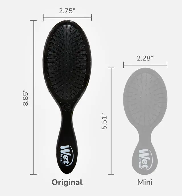 Alt view image 5 of 7 - Wet Brush Original Detangler Hair Brush, Black, For All Hair Textures