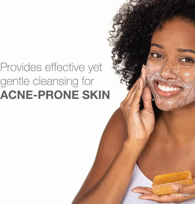 Alt view image 3 of 7 - Neutrogena Facial Cleansing Bar for Acne-Prone Skin, 3.5 oz | Gentle Non-Medicated Daily Cleanser, Non-Comedogenic Transparent Soap with Glycerin, No Dyes or Detergents