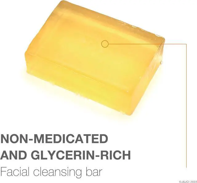 Alt view image 6 of 7 - Neutrogena Facial Cleansing Bar for Acne-Prone Skin, 3.5 oz | Gentle Non-Medicated Daily Cleanser, Non-Comedogenic Transparent Soap with Glycerin, No Dyes or Detergents