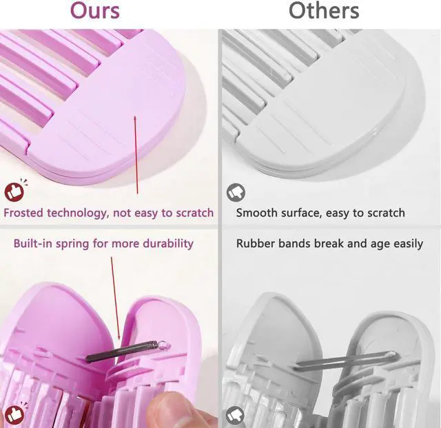 Alt view image 6 of 7 - Hair Volume Clip 2 Pack for Fluffy Hairstyles, No-Crease Hair Volumizing Clip Comb, Root Lifting Volume Booster Tool for Full, High Crown Look, Ideal for Blow-Dry Styling for Men & Women