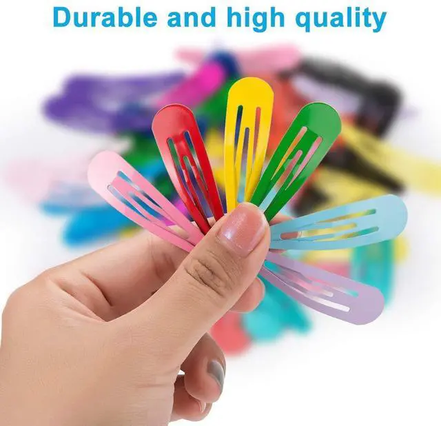 Alt view image 5 of 7 - BetyBedy 60 Pcs Hair Barrettes, Non-Slip Hair Clips, 2 Inch Metal Hairpins Accessories for Toddlers, Girls, Kids, Teens, Women (15 Assorted Colors)