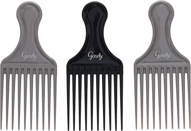 Main image of Goody Comb & Lift Hair Pick, 3 Count, Assorted Colors (Pack of 2)