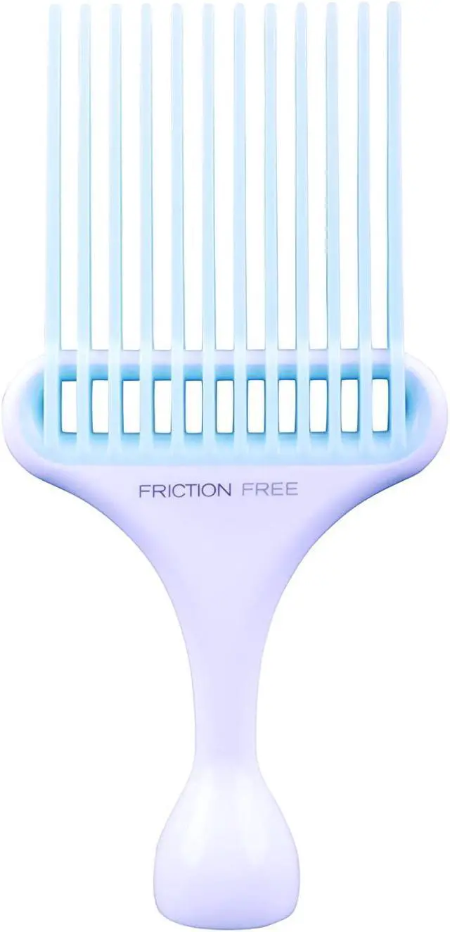 Alt view image 4 of 7 - Cricket Friction Free Pick Comb - Wide Tooth Design for Detangling, Adding Volume and Shine, Reduces Friction and Damage, Non-Slip Handle for Maximum Control, Ideal for All Hair Types