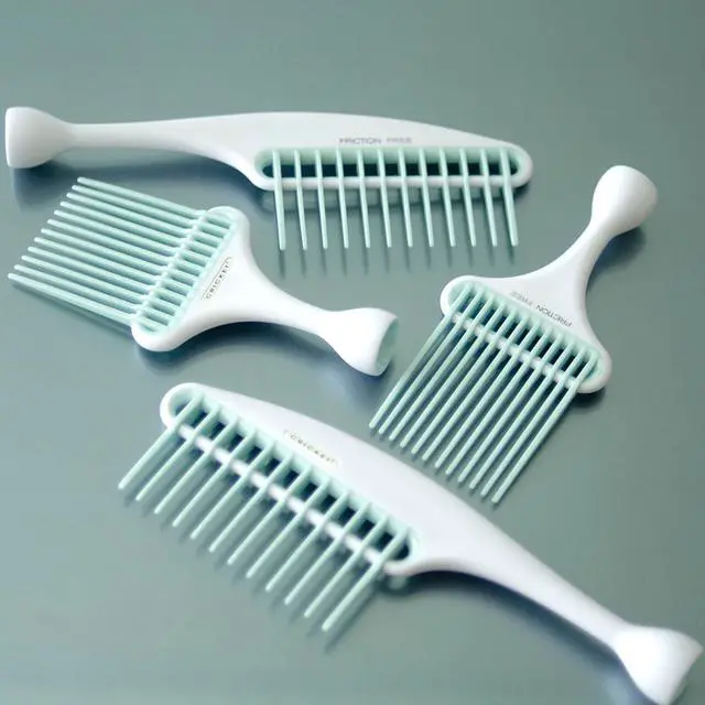 Alt view image 6 of 7 - Cricket Friction Free Pick Comb - Wide Tooth Design for Detangling, Adding Volume and Shine, Reduces Friction and Damage, Non-Slip Handle for Maximum Control, Ideal for All Hair Types