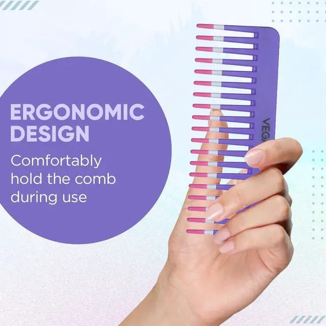 Alt view image 4 of 7 - Neighbours Lane Vega Shampoo Comb 1268 1 Pcs by Vega Product