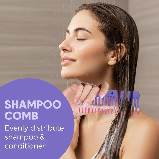 Alt view image 6 of 7 - Neighbours Lane Vega Shampoo Comb 1268 1 Pcs by Vega Product