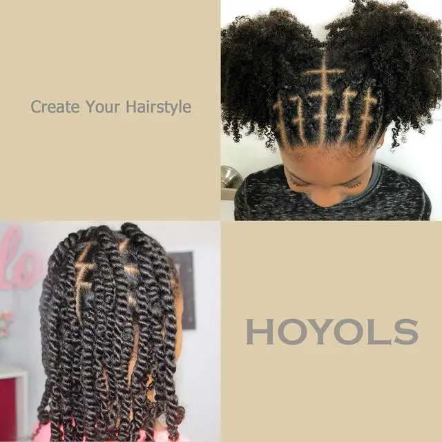 Alt view image 6 of 7 - HOYOLS Black Rubber Bands for Hair, 600 Pcs, 3/4 Inch Hair Ties | Small Elastics with Strong Stretch for Braids, Dreadlocks, Thick Hair, Ponytails and Daily Styling