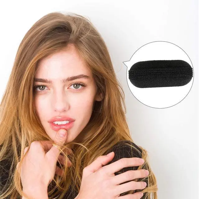 Alt view image 4 of 7 - Willbond 11 Pcs Hair Bump It up Volume Hair Base Set | Includes Combs Clips for Styling, Multiple Bump Shapes for Updos, Sponge Bases Add Volume, For Women DIY Hairstyles Bun