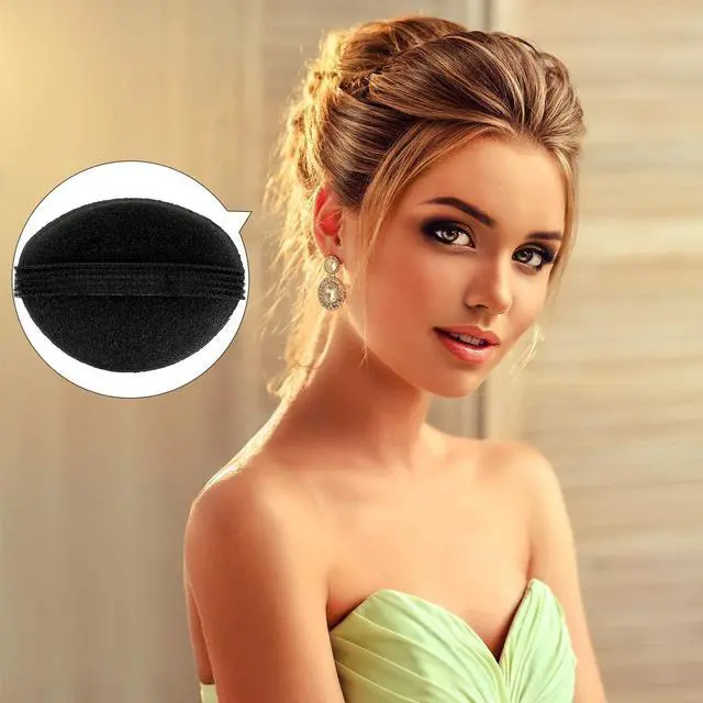 Alt view image 2 of 7 - Willbond 11 Pcs Hair Bump It up Volume Hair Base Set | Includes Combs Clips for Styling, Multiple Bump Shapes for Updos, Sponge Bases Add Volume, For Women DIY Hairstyles Bun