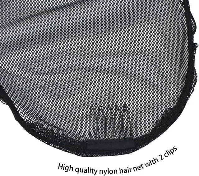 Alt view image 4 of 6 - 3 Pcs Black Round Ponytail Net Elastic Drawstring Hair Net Base for Making Afro Puff Drawstring Ponytail Wig