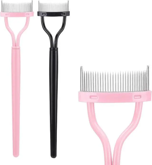 Main image of 2 Pcs Eyelash Separator Tool Mascara Brushes Eyelash Comb Separator Definer Lash Comb for Combing, Separating Lashes
