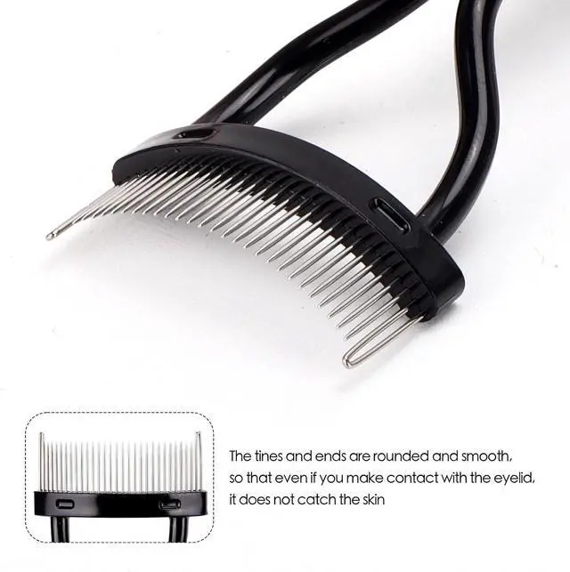 Alt view image 3 of 7 - 2 Pcs Eyelash Separator Tool Mascara Brushes Eyelash Comb Separator Definer Lash Comb for Combing, Separating Lashes