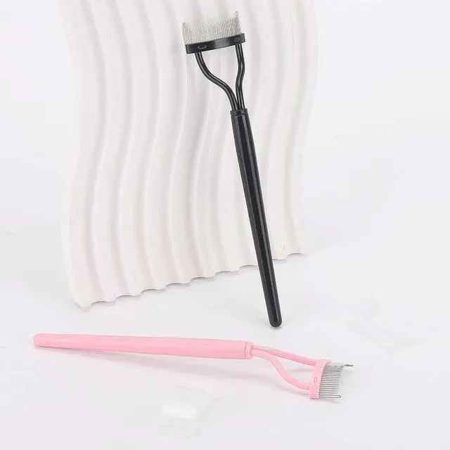 Alt view image 5 of 7 - 2 Pcs Eyelash Separator Tool Mascara Brushes Eyelash Comb Separator Definer Lash Comb for Combing, Separating Lashes