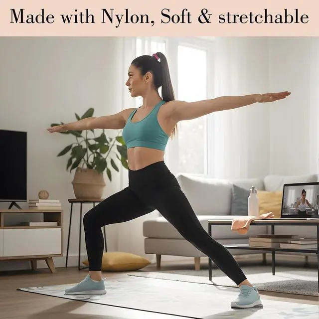 Alt view image 3 of 7 - 100 Pcs Seamless Nylon Hair Ties, Stretchy Ponytail Holders For Women | Soft Seamless Nylon, No-Pull Hold, For Thin Or Thick Hair, Ideal For Sports, Yoga, Work, And Travel