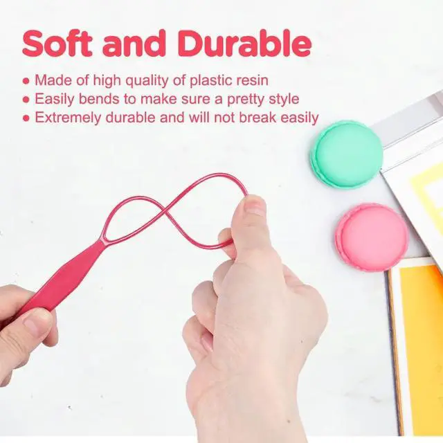 Alt view image 5 of 7 - TsMADDTs Hair Braiding Tools, Topsy Tail and French Braiders for Ponytail | DIY Hair Styling, for Women & Kids, Home Use, Durable Resin, Portable Travel Case