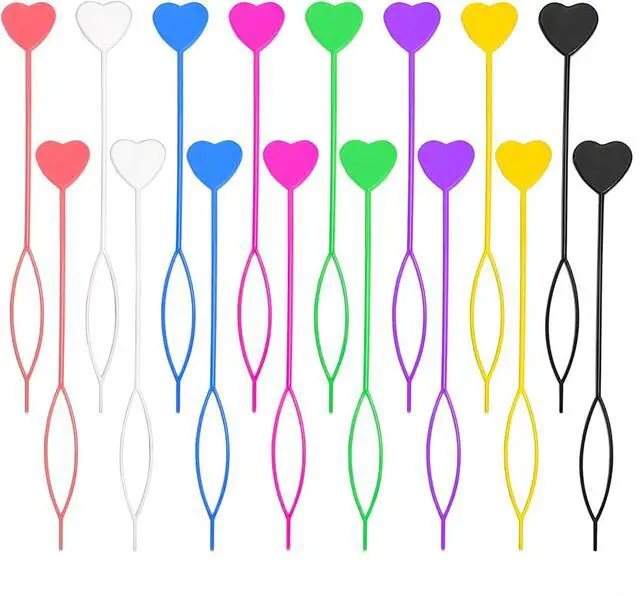 Main image of 16PCS Quick Topsy Tail Hair Beader Kit Automatic Bead Loading Tool, Braiding Loop Threader, Ponytail Maker for Girls Kids Hair Styling and Plait Accessories(Colorful)