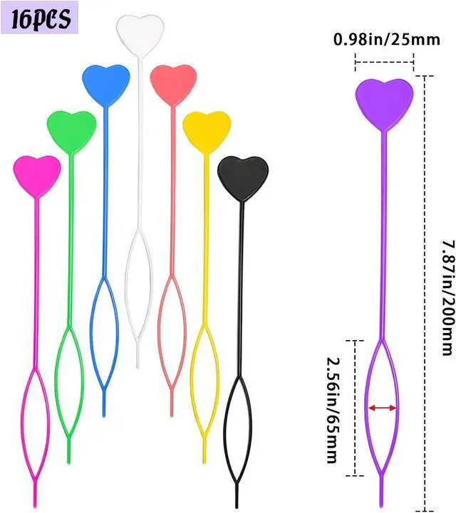 Alt view image 4 of 7 - 16PCS Quick Topsy Tail Hair Beader Kit Automatic Bead Loading Tool, Braiding Loop Threader, Ponytail Maker for Girls Kids Hair Styling and Plait Accessories(Colorful)