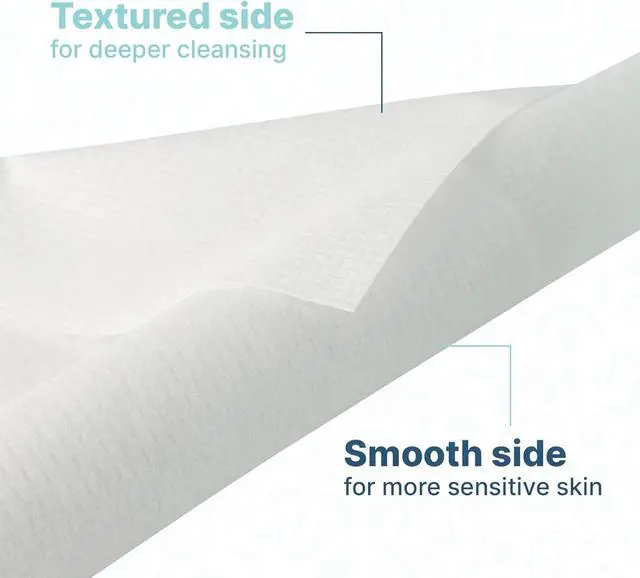 Alt view image 5 of 7 - Nat.&Co. Derma Care Pro 100% USDA Biobased Material - Professional Grade Extra Large Face Towels - Bio-Based Towel, Makeup Remover Dry Wipes, Facial Wash Cloths for Sensitive and Clean Skin - 50 Count