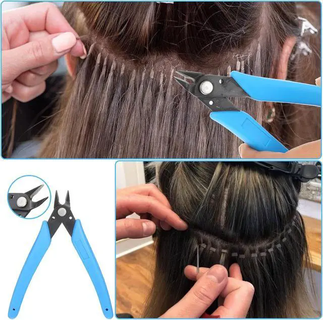 Alt view image 6 of 7 - Nail Art Decorations Remover DIY Tool Stainless Steel Nail Art Scissors Rhinestone Remover Metal Chain Cutter Professional Nipper Cutter Scissors Manicure Accessory 5" Diagonal Pliers