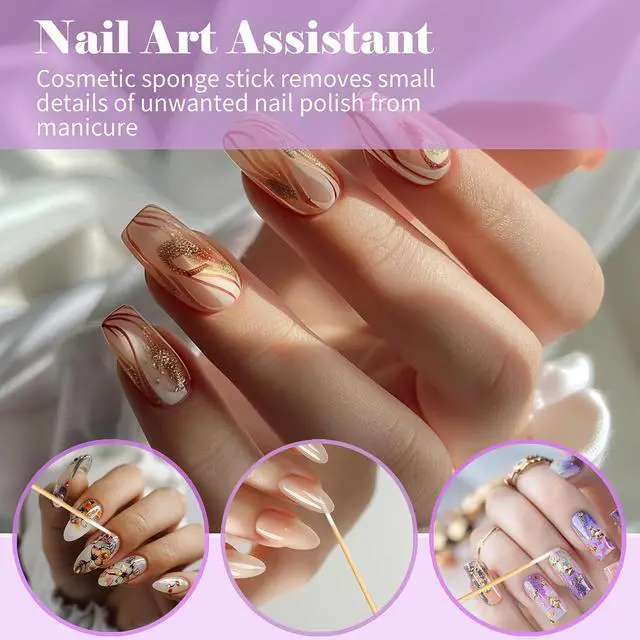 Alt view image 4 of 6 - 200PCS Pointed Cotton Swabs - Precision Tip Cotton Swabs - 4 Inch Microblading Cotton Swabs - Microblading Cotton Buds for Eyebrow Eyelash Extensions, Makeup, Nails, Tattoo Permanent Supplies, Craft