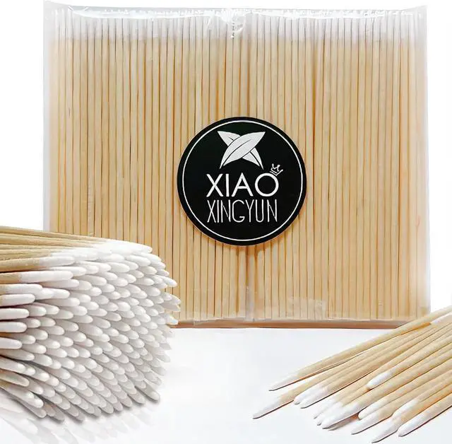Main image of 200PCS Pointed Cotton Swabs - Precision Tip Cotton Swabs - 4 Inch Microblading Cotton Swabs - Microblading Cotton Buds for Eyebrow Eyelash Extensions, Makeup, Nails, Tattoo Permanent Supplies, Craft