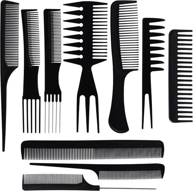 Main image of Oneleaf Styling Hair Comb 10PCS Hair Stylists Professional Styling Comb Set Variety Pack Great for All Hair Types & Styles