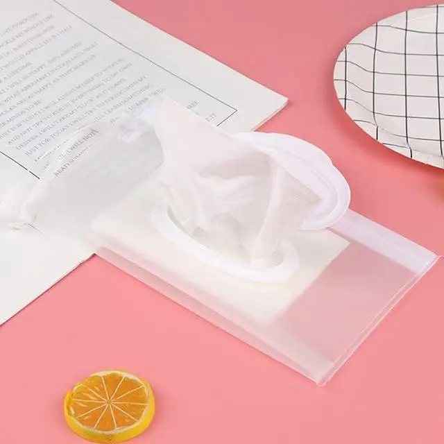 Alt view image 3 of 7 - 2Pcs Baby Wipe Case Travel Holder Keeps Wipes Moist Set of Wet Diaper Wipes Holders Cases Portable Travel On The Go Refillable Dispenser Container Waterproof Wipe Container with Sealed Diapering
