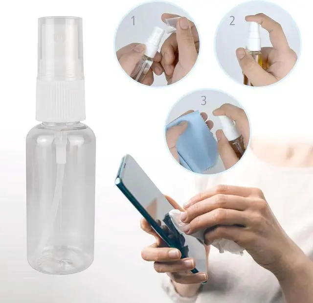 Alt view image 4 of 7 - 2 Pack Spray Bottle, 1 oz/30ml Small Plastic Spray Bottles, Travel Size Spray Bottle, Fine Mist Spray Bottles (2)