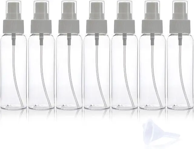 Main image of 7 Pack 30ml Spray Bottle,Clear Empty Refillable Plastic Bottles,Mini SprayBottle,Small Spray Bottles Transparent Plastic Spray Bottle