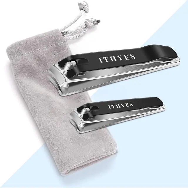 Alt view image 7 of 7 - Nail Clippers Nail Cutter Set Toenail Fingernail Clippers Kit for Thick Nails Stainless Steel Sharp Sturdy Trimmer for Men & Women, Set of 2