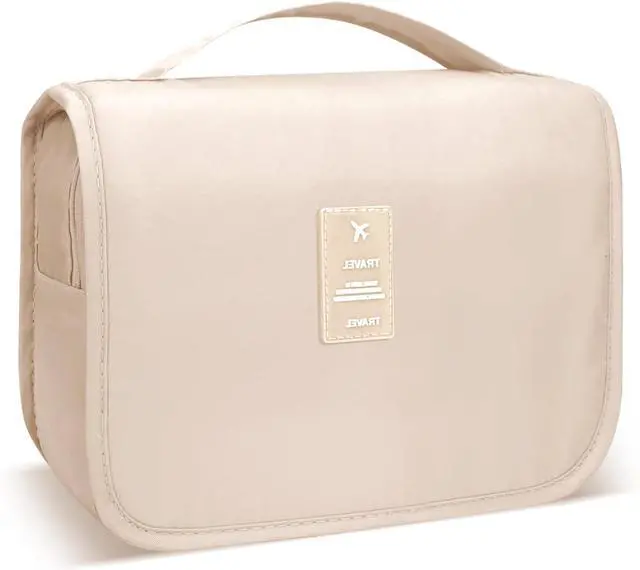 Main image of Portable Hanging Toiletry Bag for Travel, Small Multifunctional Makeup Cosmetic Bag for Women, Waterproof Travel Toiletries Organizer, Shower Bathroom Pouch with Hook for Gym, Business Trips