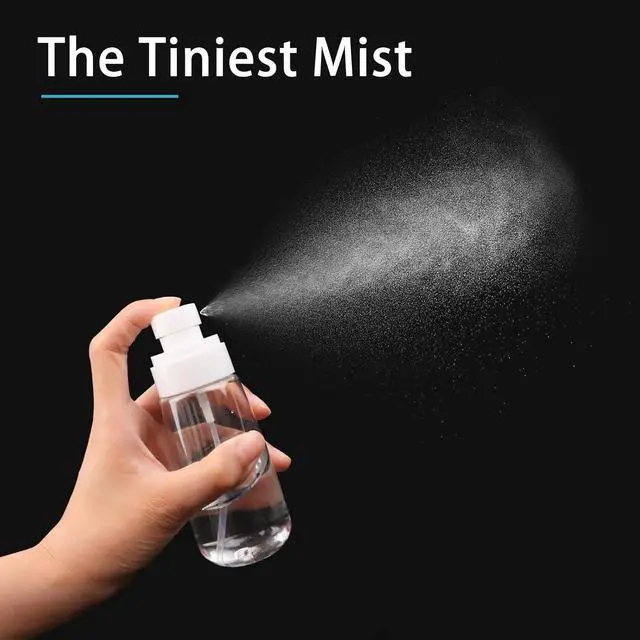 Alt view image 2 of 5 - Travel Size Spray Bottle, 100ml Clear Plastic for Beauty Essentials, Leak-Proof Design for Home and Travel Use