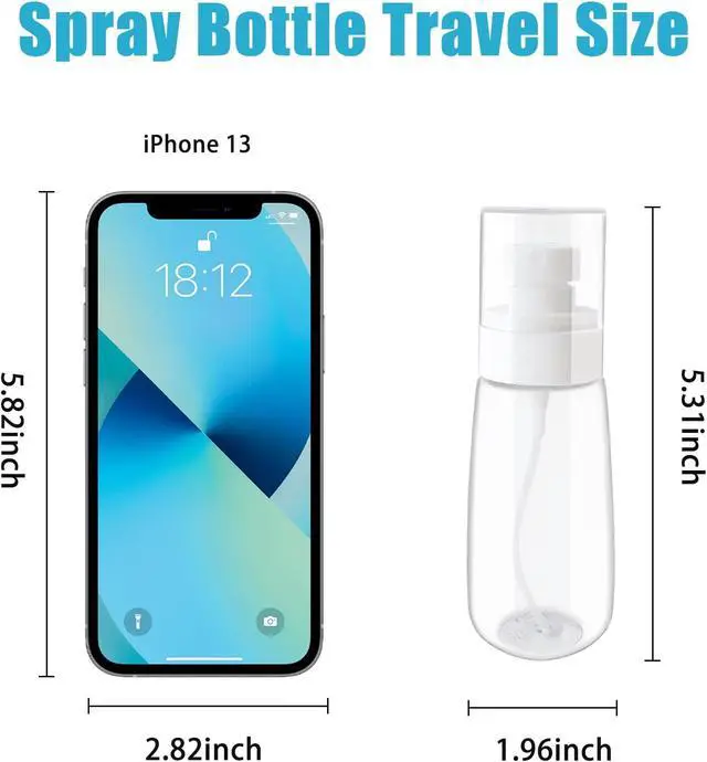 Alt view image 3 of 5 - Travel Size Spray Bottle, 100ml Clear Plastic for Beauty Essentials, Leak-Proof Design for Home and Travel Use