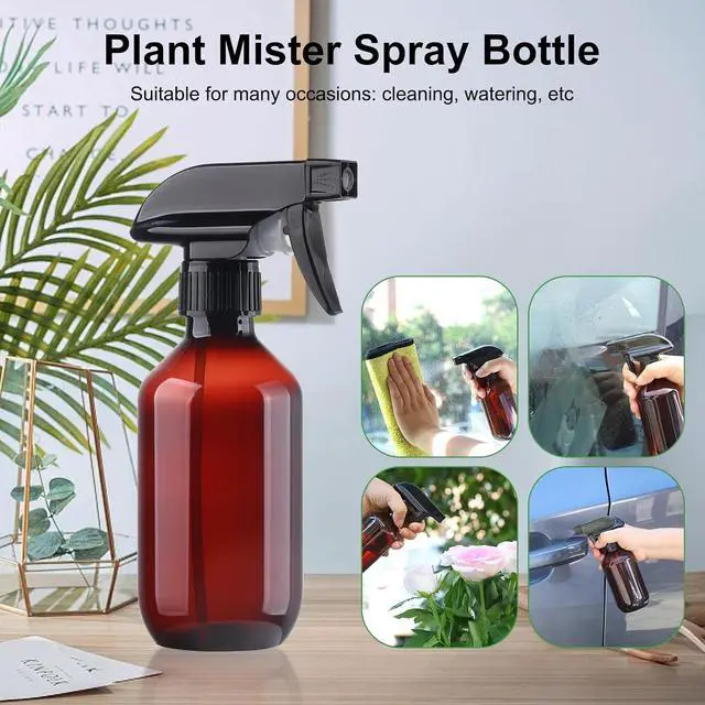 Alt view image 6 of 7 - Teyssor Spray Bottles Water Spray Bottle 2 Packs- BPA Free -10 oz/300 ml Plastic Refillable Containers Fine Mist Small Spray Bottle with Adjustable Nozzle for Hair, Cooking, Cleaning