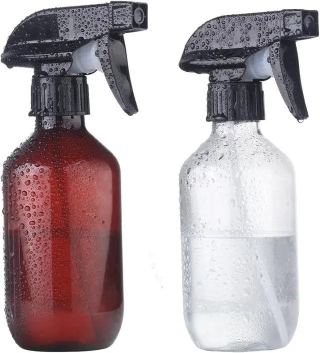 Alt view image 7 of 7 - Teyssor Spray Bottles Water Spray Bottle 2 Packs- BPA Free -10 oz/300 ml Plastic Refillable Containers Fine Mist Small Spray Bottle with Adjustable Nozzle for Hair, Cooking, Cleaning