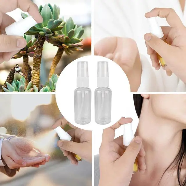 Alt view image 3 of 7 - 2 Pack Spray Bottle, 1 oz/30ml Small Plastic Spray Bottles, Travel Size Spray Bottle, Fine Mist Spray Bottles (2)