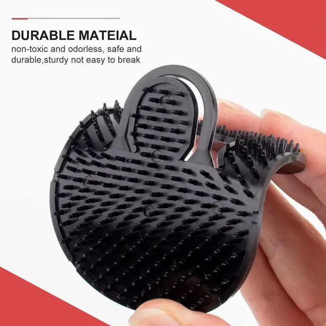 Alt view image 4 of 7 - Portable Grooming Set: Plastic Massage Combs, Beard Brush, Scalp Shampoo Brush, and Pet Grooming Brushes for Home and Travel (6 Pack)