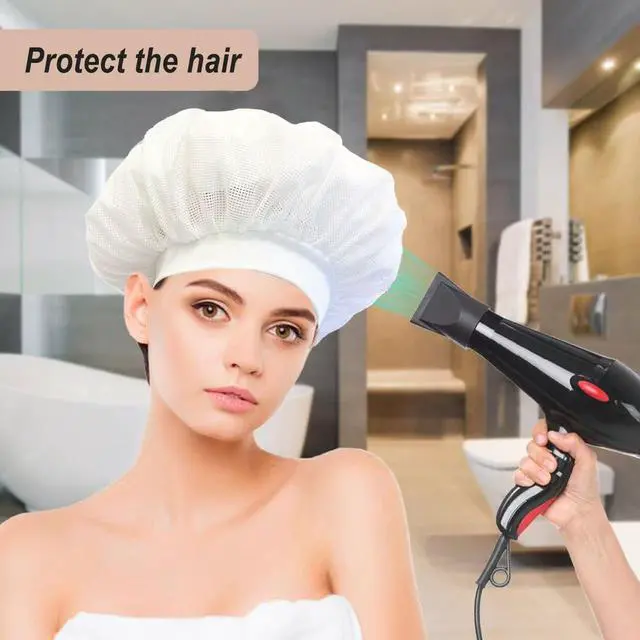 Alt view image 3 of 7 - Net bonnet, Special Design for Curly Hair, Reduces Frizz, Accelerates Drying, Enhances Curl Definitiontotal 2pcs)