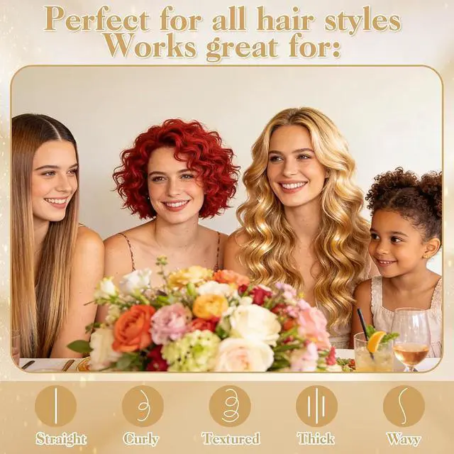 Alt view image 5 of 7 - 6Pcs Hair Brushes for Women Hair Comb Set Detangler Brush for Men and Women Wet Dry Curly Straight Hair