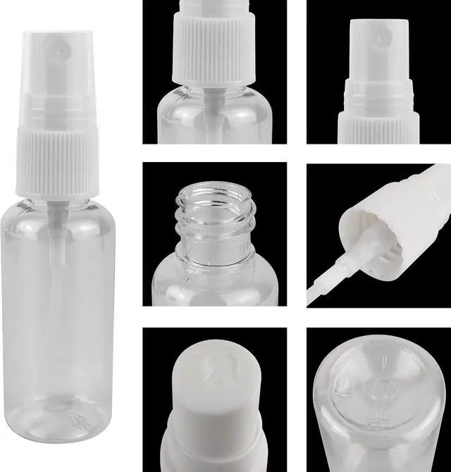 Alt view image 5 of 7 - 2 Pcs Spray Bottle,1oz/30ml Mini Empty Travel Bottles, Fine Mist Spray Bottles for Hair and toiletry - Perfect for On-the-Go Use (30ML)