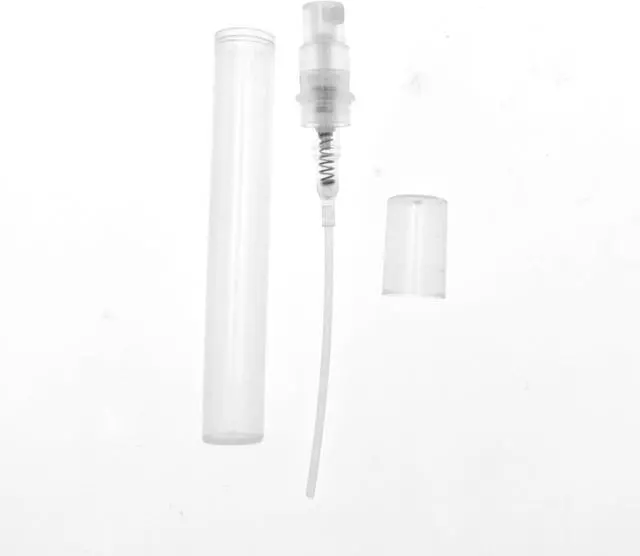 Alt view image 2 of 4 - RIKWOG 10pcs Mini Spray Bottles, 5ml Plastic Refillable Empty Fine Mist Perfume Bottles Portable Sample Spray Containers for Travel Party Cosmetic Makeup Tool, Clear