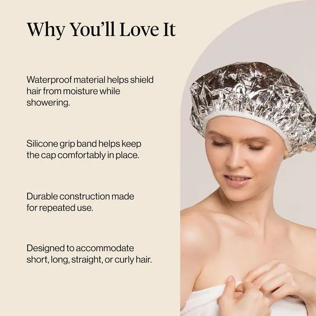 Alt view image 5 of 7 - Kitsch Aluminum Foil Heat Cap for Deep Conditioning