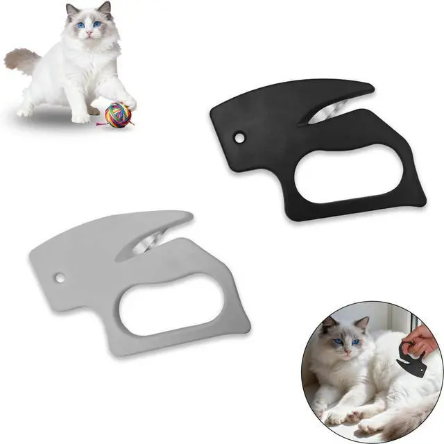 Main image of 2Pcs Knotting Comb for Cats,Pet Knotting Comb, Matted Fur Remover | Cat Comb for Matted Hair,Pet Hair Removal Tool,Dematting Comb for Cats, Cat Dog Grooming Supplies